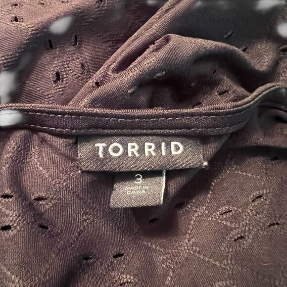 Torrid black short sleeve dress. Size 3X - Picture 3 of 9